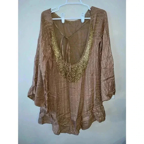 SUNDRESS dress with beads size xs/small - Picture 1 of 12